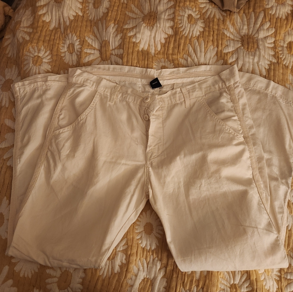 NSF Cotton Ankle Pants with Piping